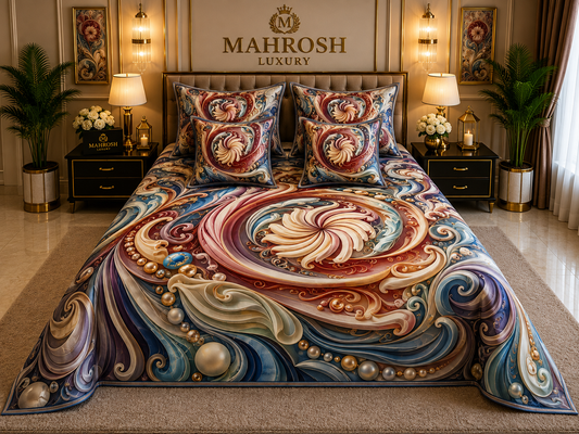 BEDIOR 5D Digital Bed Sheet Set #103 |  Rs. 3,950 | Free Delivery