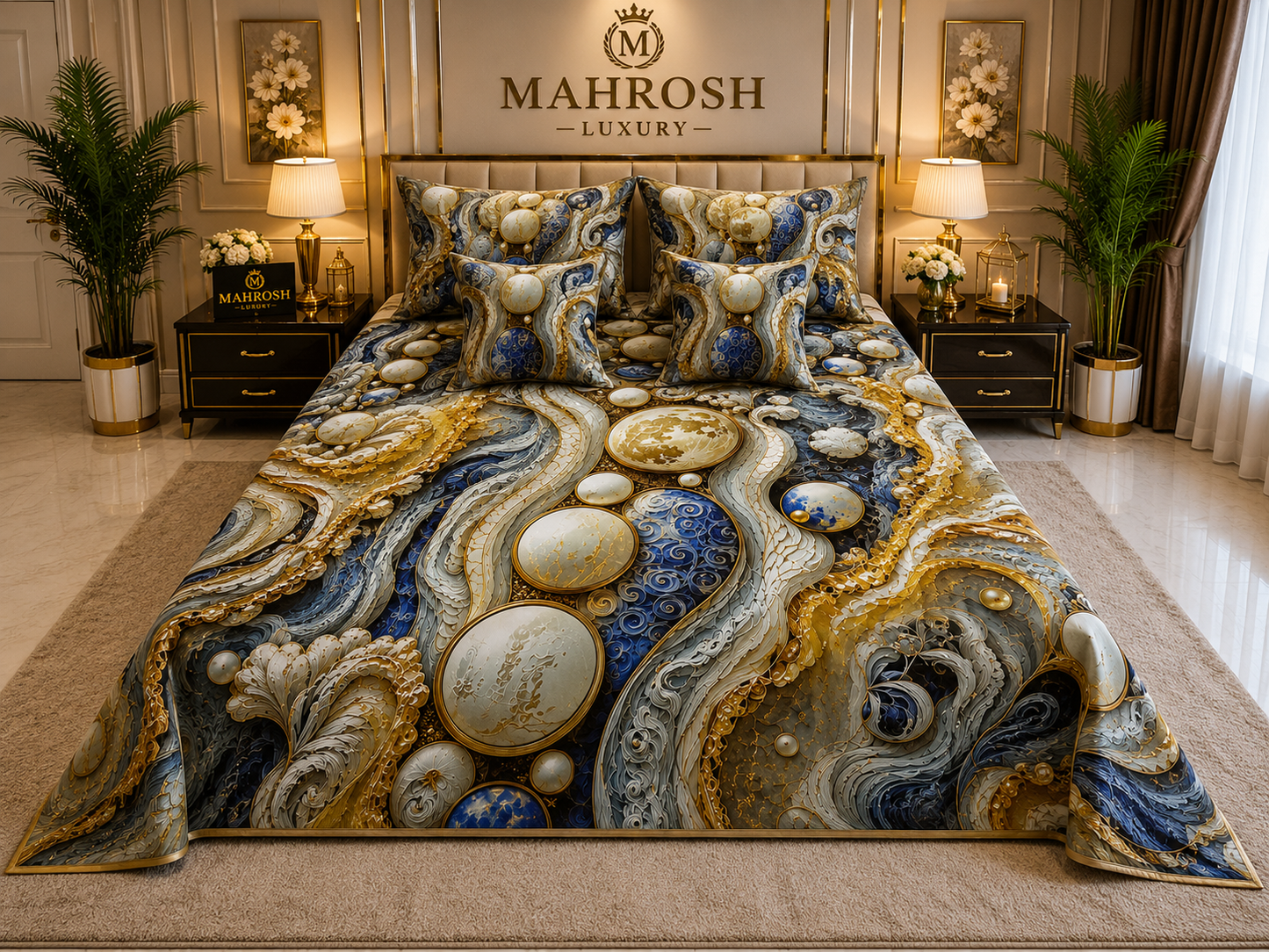 BEDIOR 5D Digital Bed Sheet Set #109 | Rs. 3,250 | Delivery Rs. 350