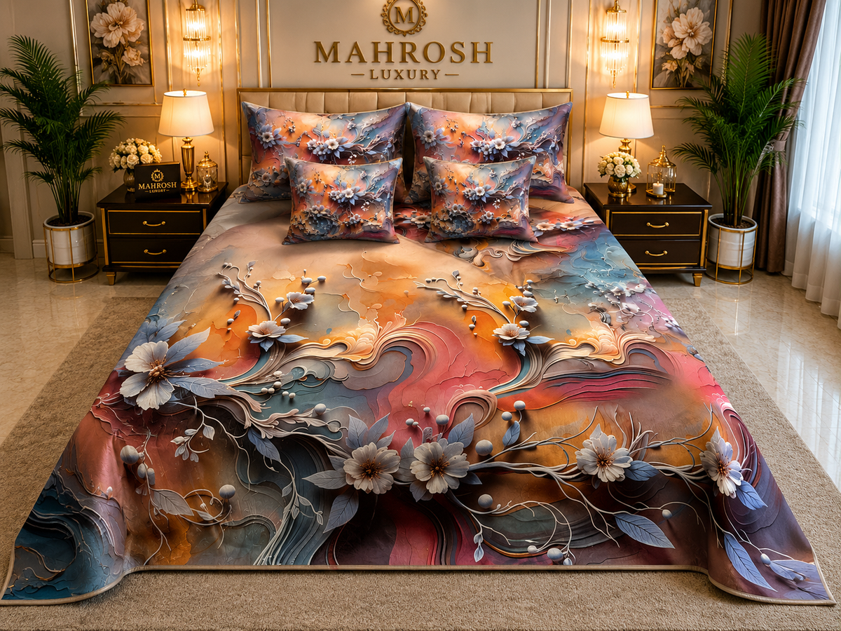 BEDIOR 5D Digital Bed Sheet Set #110 | Rs. 3950 | Free Delivery