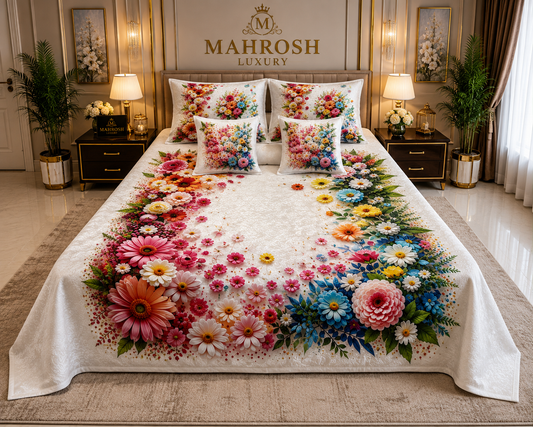 BEDIOR 5D Digital Bed Sheet Set #112 | Rs. 3950 | Free Delivery