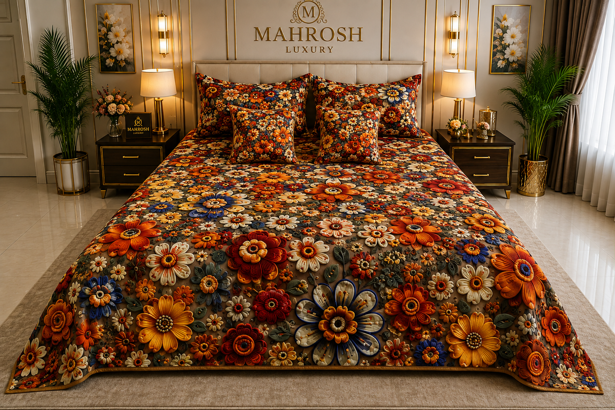 BEDIOR 5D Digital Bed Sheet Set #114 | Rs. 3950 | Free Delivery