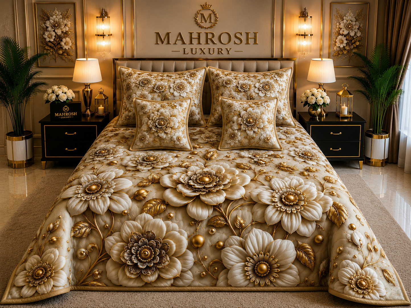 BEDIOR 5D Digital Bed Sheet Set #116 | Rs. 3,250 | Delivery Rs. 350
