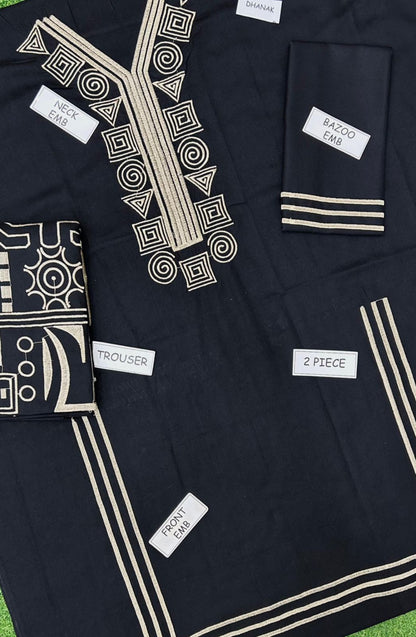 LULUSAR Embroidered 2 pcs