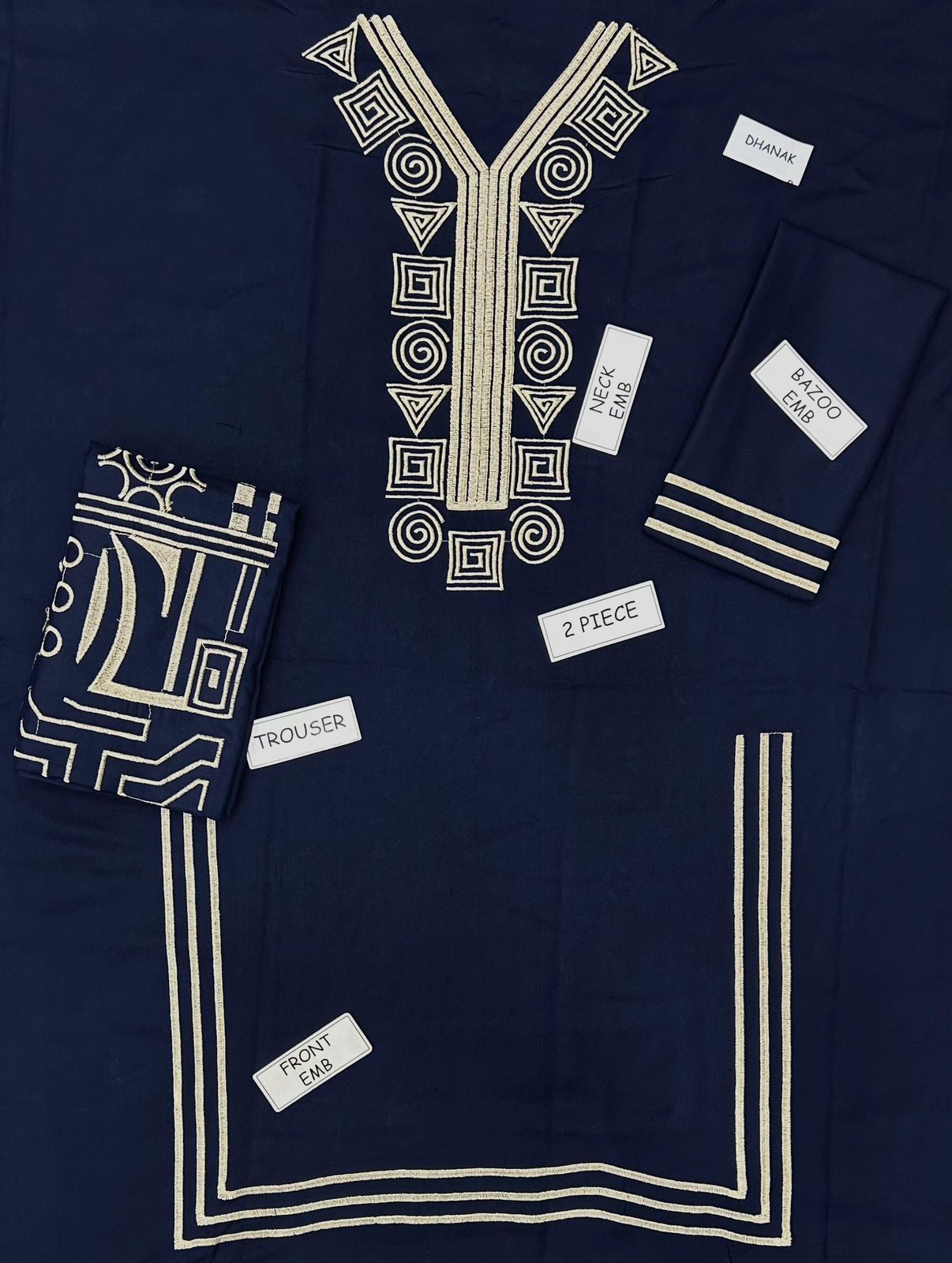 LULUSAR Embroidered 2 pcs