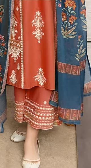 URGE DHANAK EMBROIDERED 3 PCS