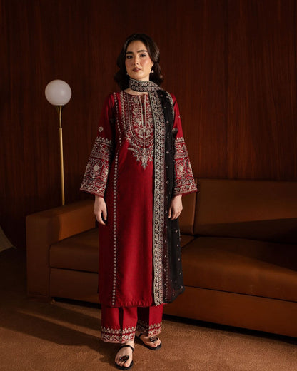 BATIK DHANAK EMBROIDERED 3 PCS