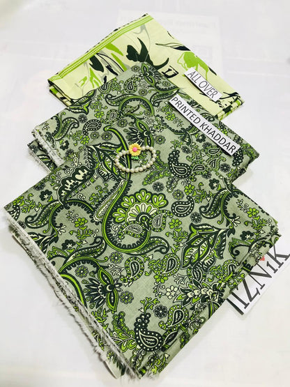 IZNIK KHADDAR PRINTED 3 PCS