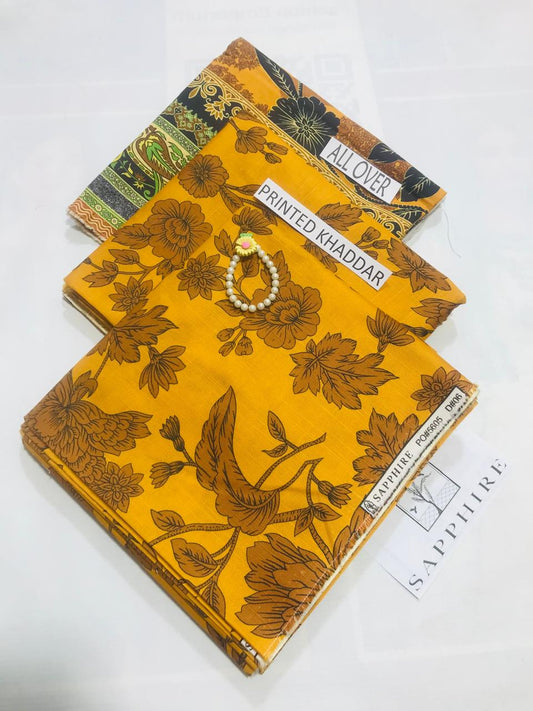 IZNIK KHADDAR PRINTED 3 PCS