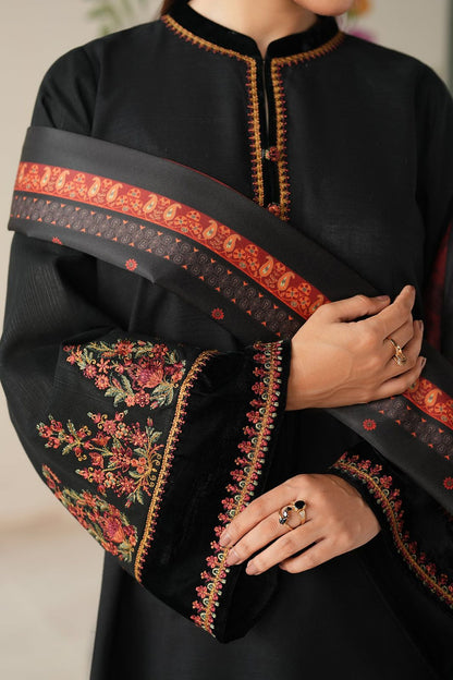 Baroque Dhanak Embroidered 3 PCS