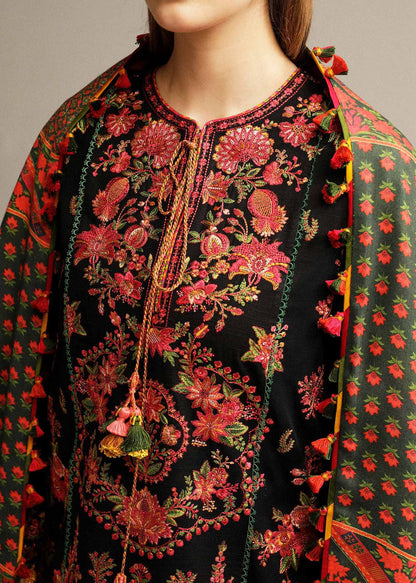Husain Rehar Dhanak Embroidered 3 pcs