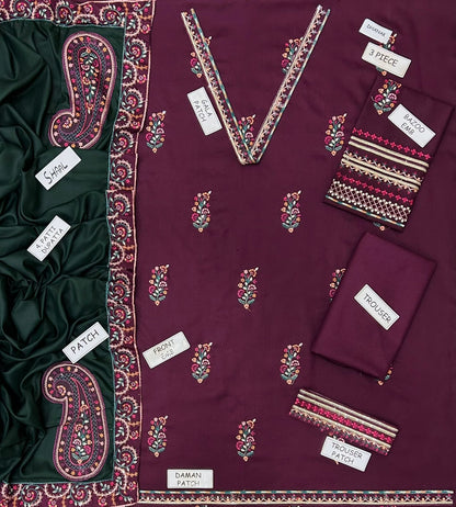 Revish Dhanak Embroidered 3 pcs