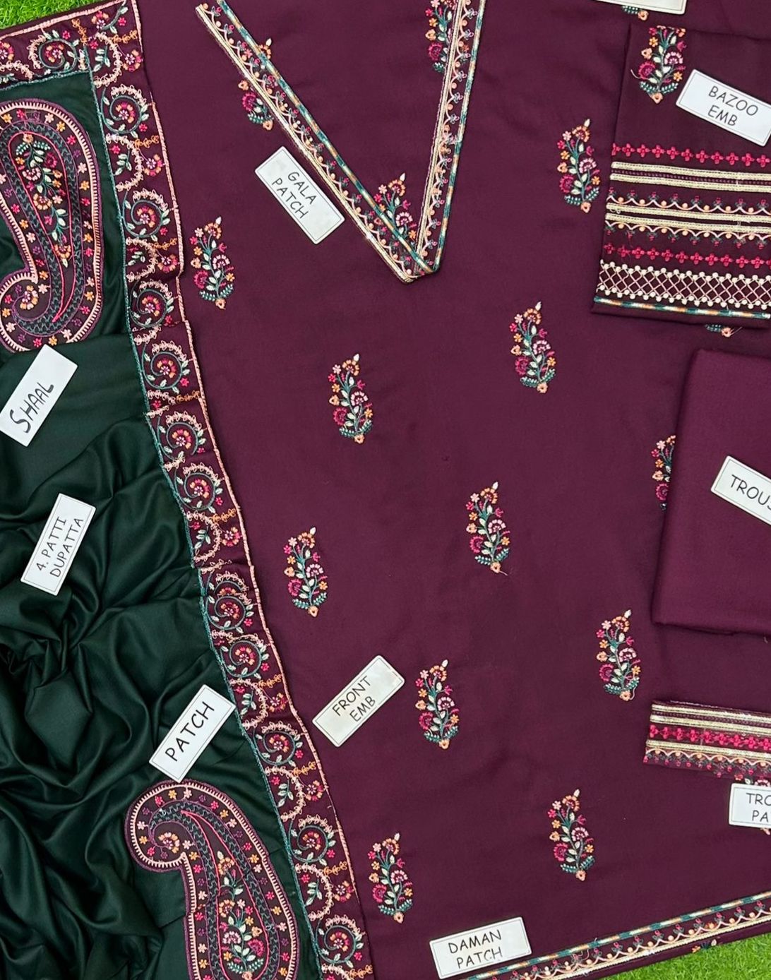 Revish Dhanak Embroidered 3 pcs