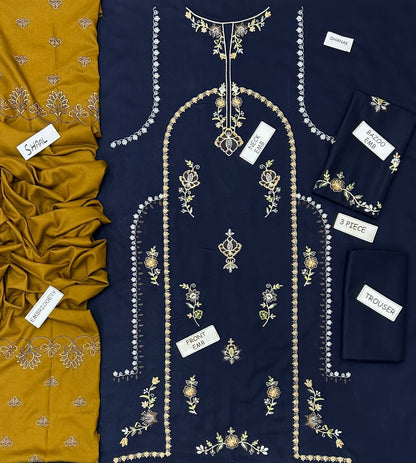 COCO BY ZARASHAHJAHAN EMBROIDERED 3 PCS