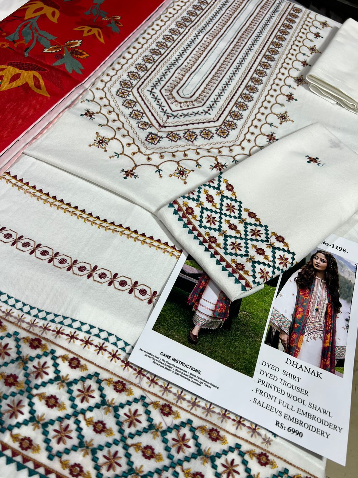 SAPPHIRE EMBROIDERED 3PCS