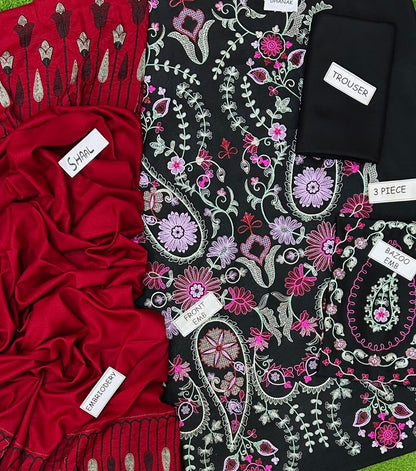 ZARASHAHJAHAN EMBROIDERED 3 PCS