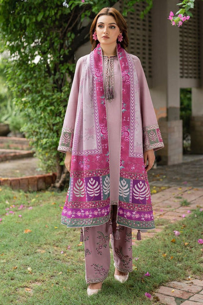jazmin pink embroidered 3 pcs