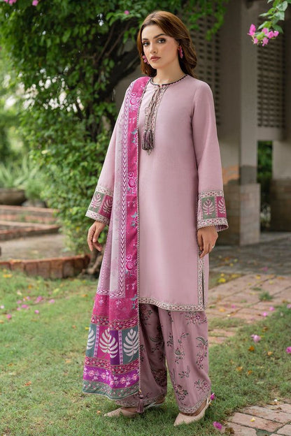jazmin pink embroidered 3 pcs