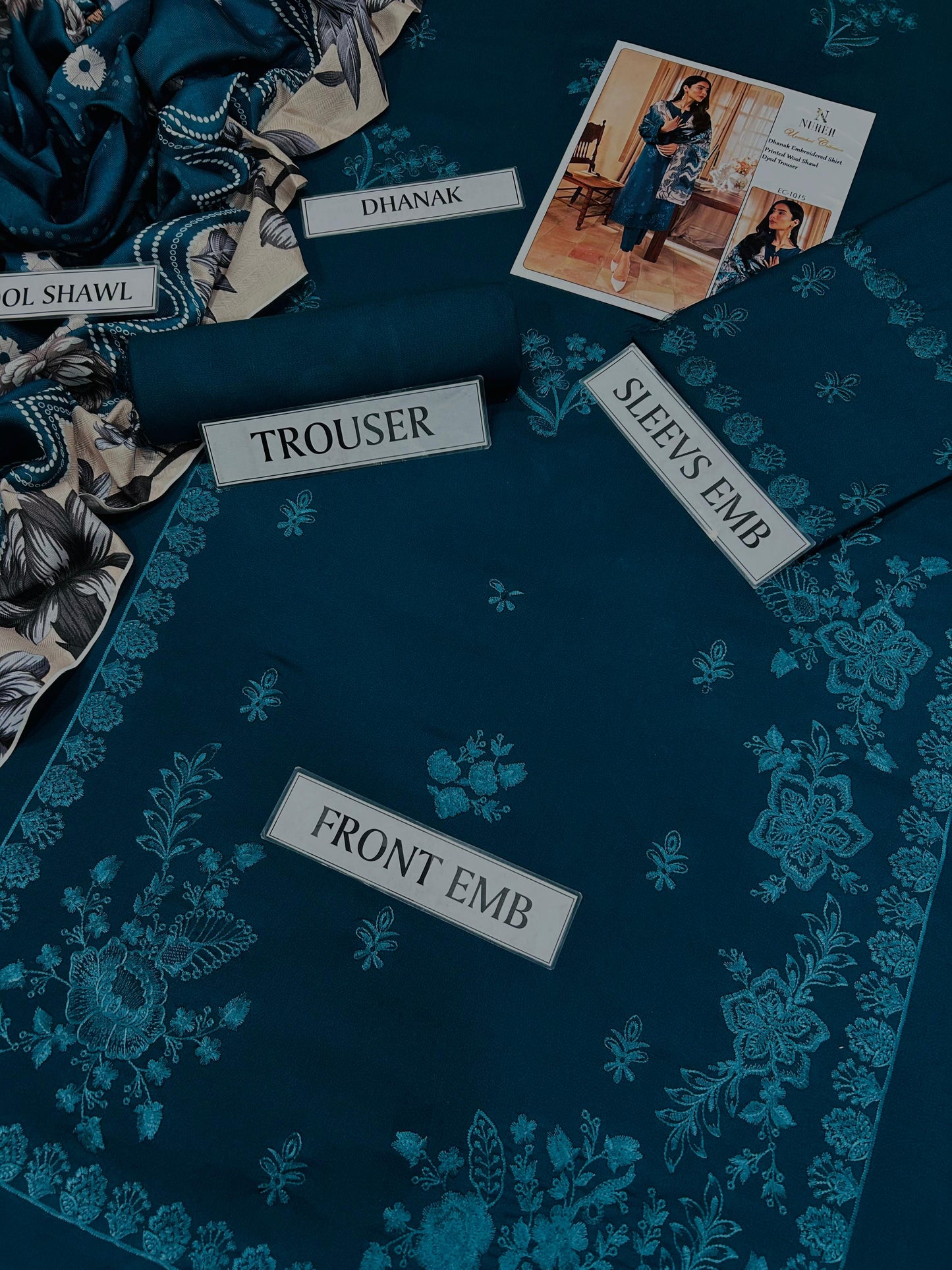 NUREH embroidered 3 PCS