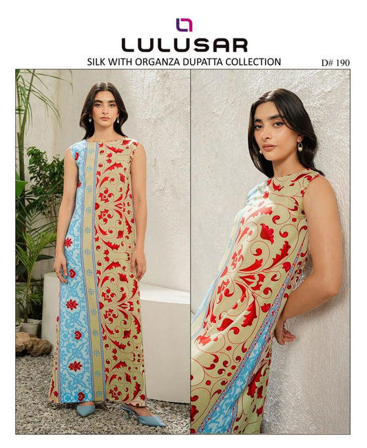 LULUSAR Silk printed 3 pcs