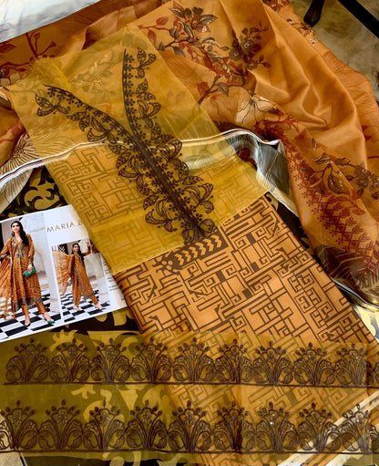 Maria B Silk printed 3 pcs