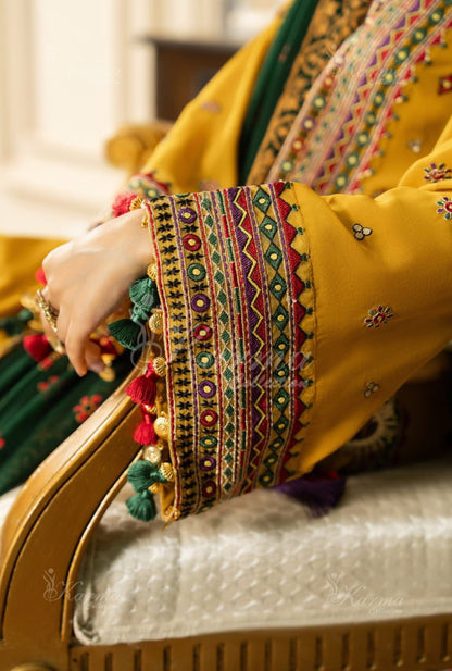 ANEELA's Lawn Embroidered 3 pcs