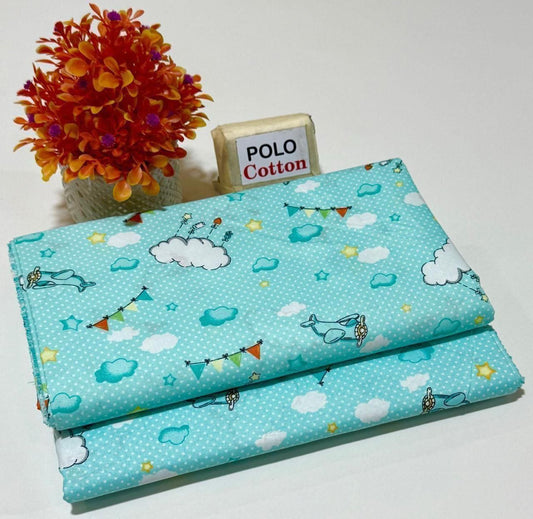 Polo Cotton Printed 2 Pcs