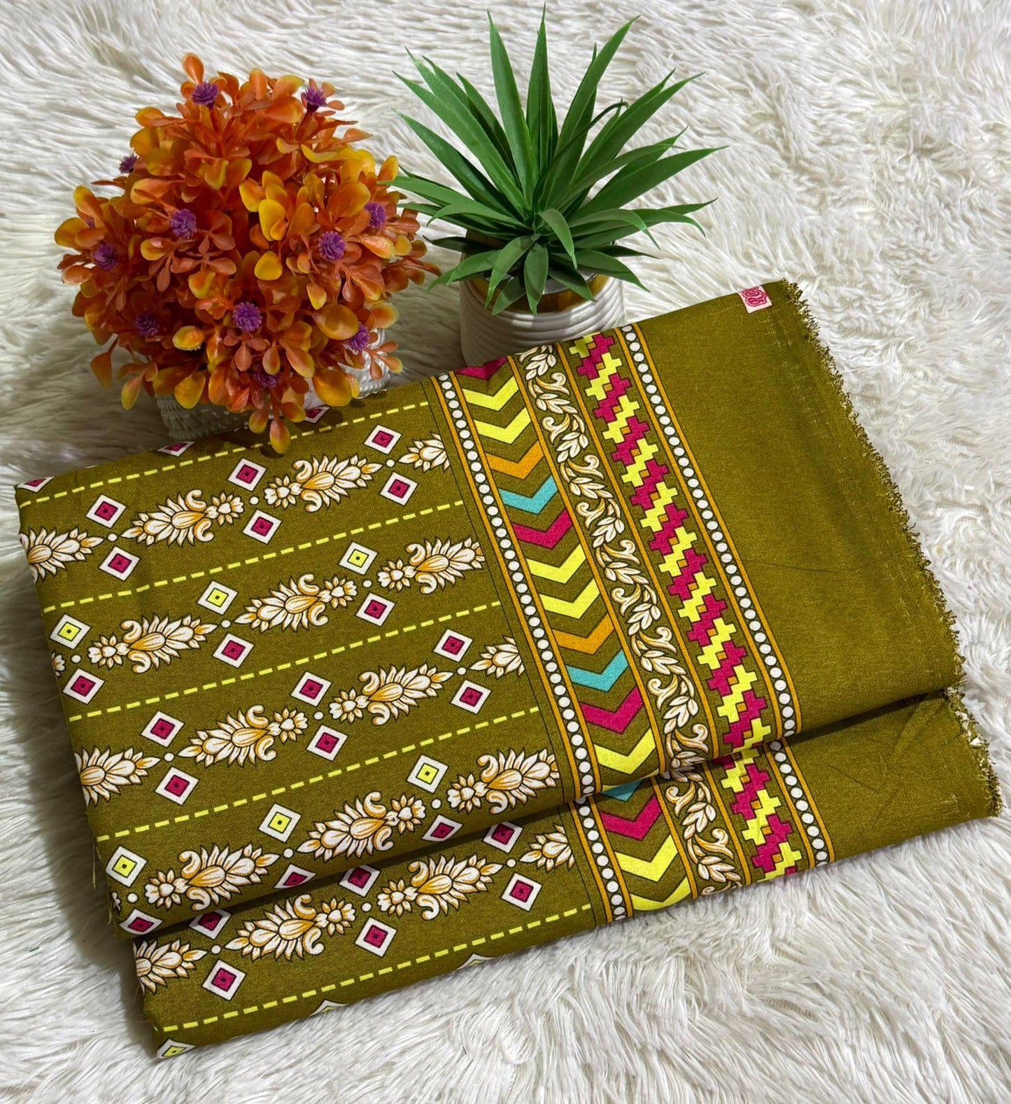 Polo cotton Printed 2 pcs