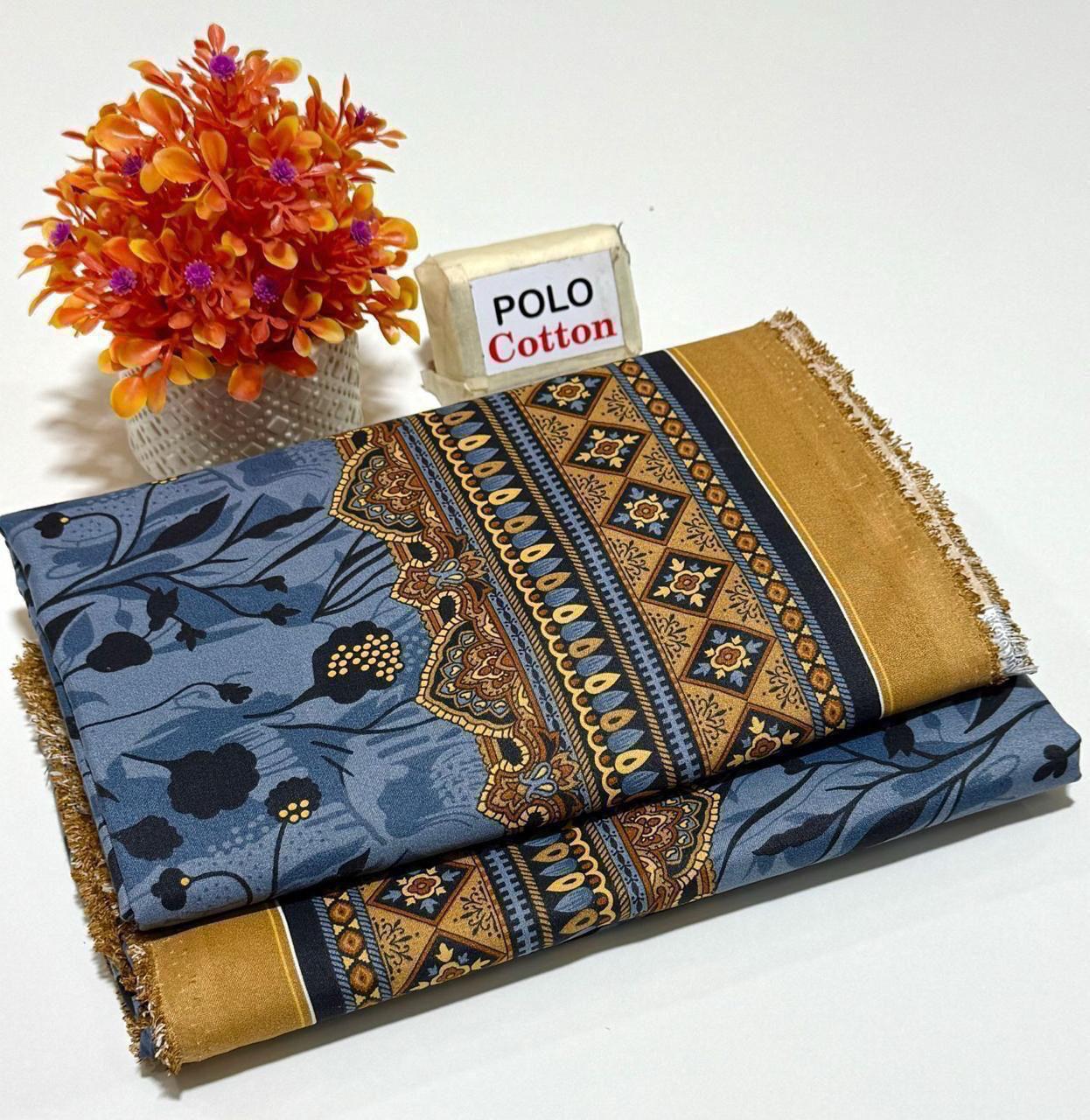 Polo cotton Printed 2 pcs