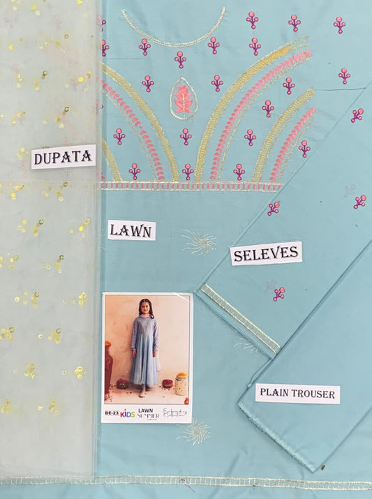 Kids Lawn Eid Special 3 pcs