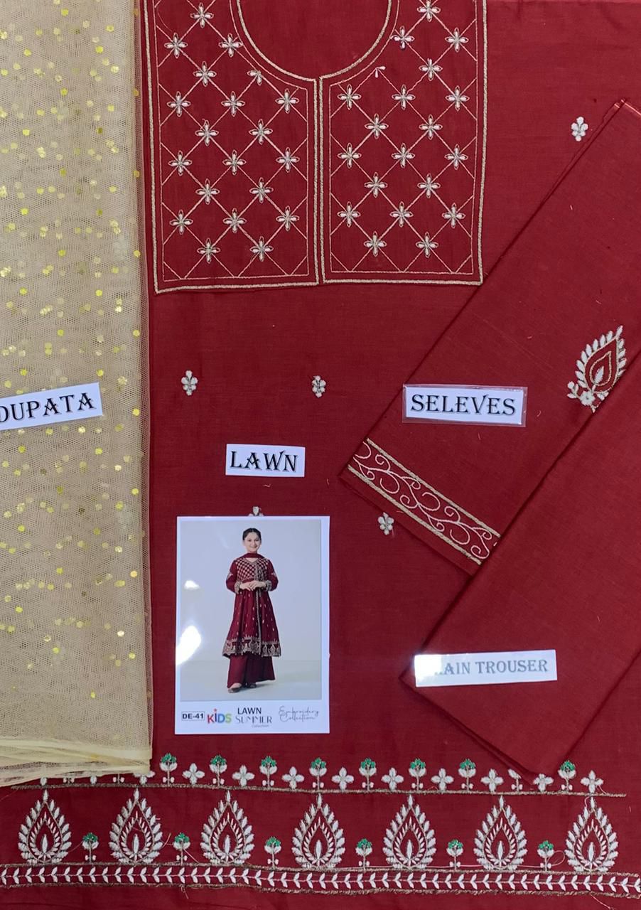 Kids Lawn Eid Special 3 pcs