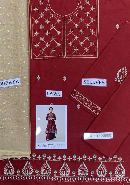 Kids Lawn Eid Special 3 pcs