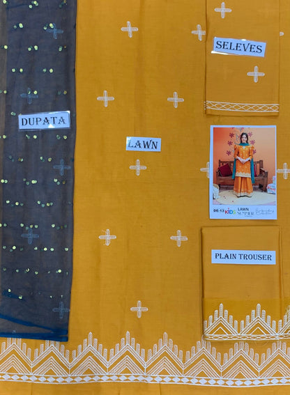 Kids Lawn Eid Special 3 pcs