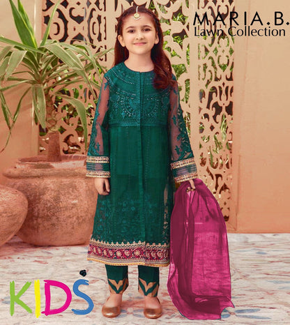 Kids Eid Lawn 3 pcs