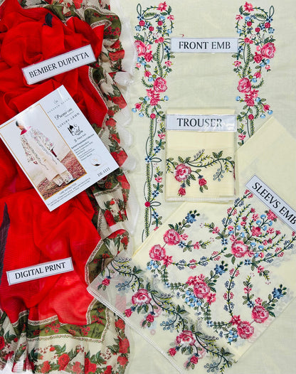 HUSSAIN REHAR Lawn 3 pcs