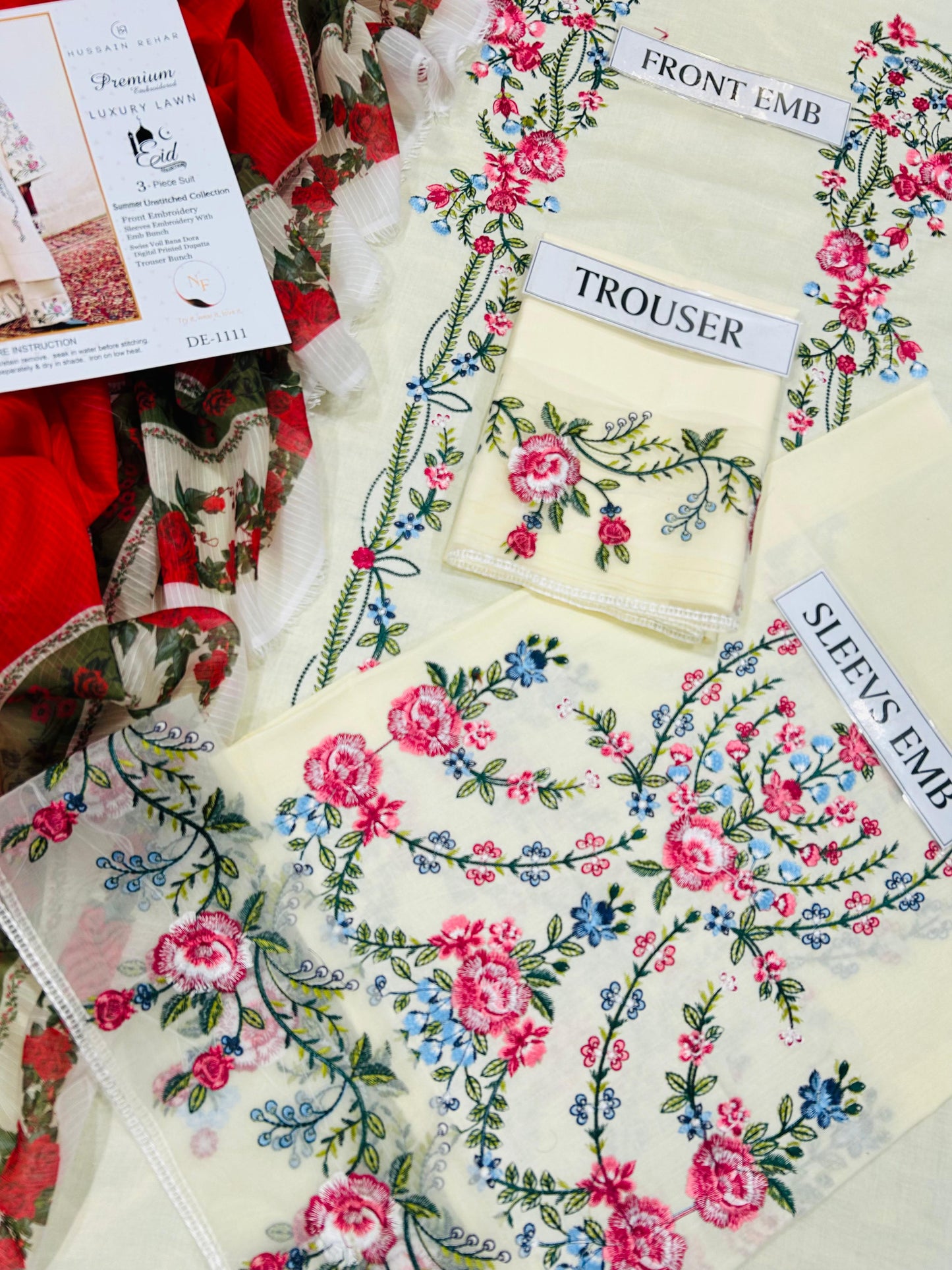 HUSSAIN REHAR Lawn 3 pcs