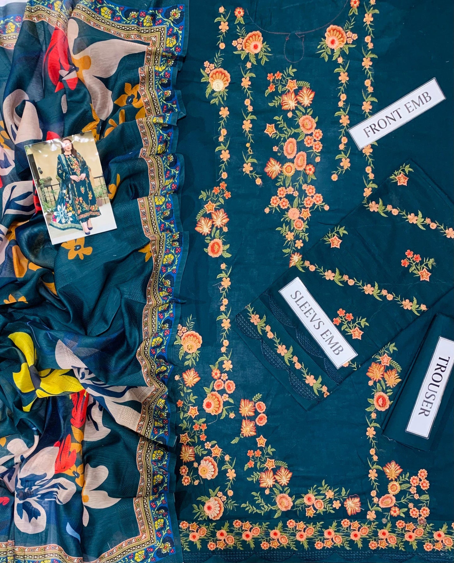 ASIM JOFA Lawn Embroidered 3 pcs