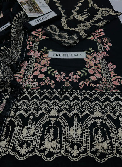 KAAF Lawn Embroidered 3 pcs