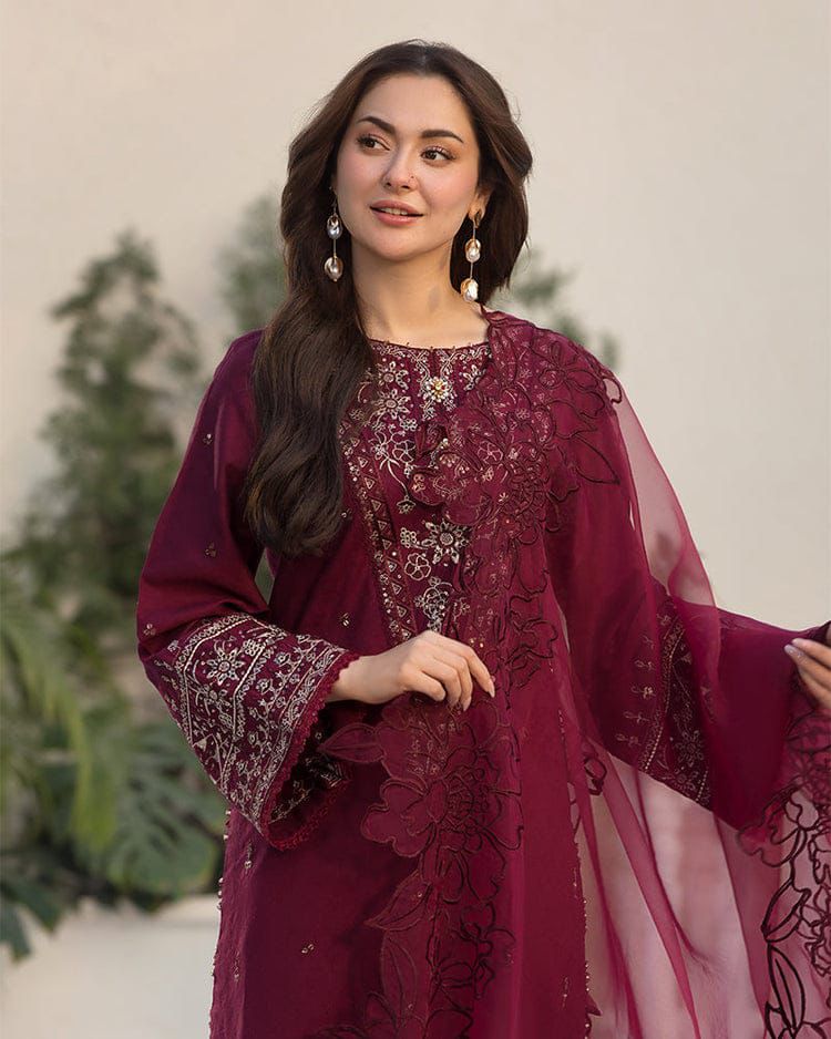 ZARA SHAHJAHAN Lawn Embroidered 3 pcs