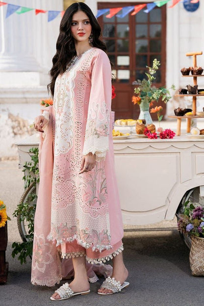 BIN ILYAS Lawn Embroidered 3 pcs
