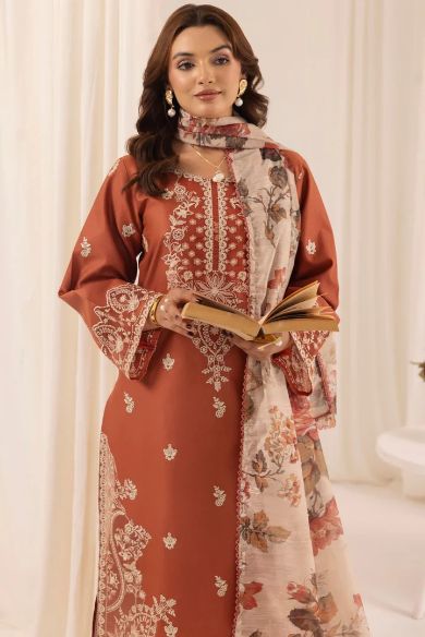 MOHAGNI Lawn Embroidered 3 pcs
