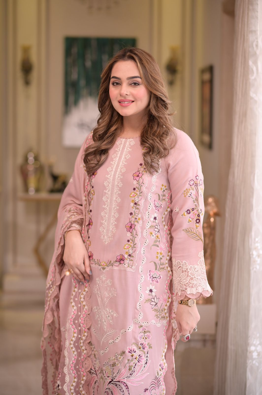 Aneelas Lawn Embroidered 3 pcs – MAHROSH