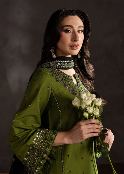 Elegent Lawn Embroidered 3 pcs