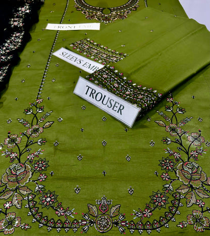 Elegent Lawn Embroidered 3 pcs