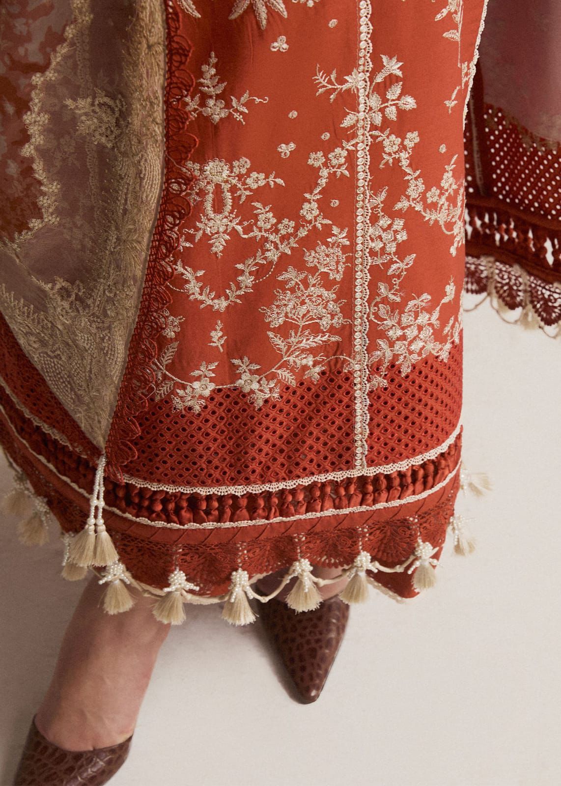 Hussain Rehar Embroidered 3 pcs