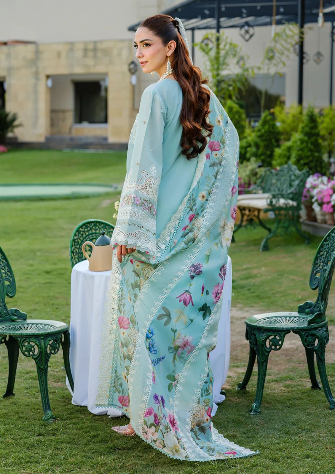 Mahrosh Api Elaaf Lawn Embroidered 3 Pcs – MAHROSH