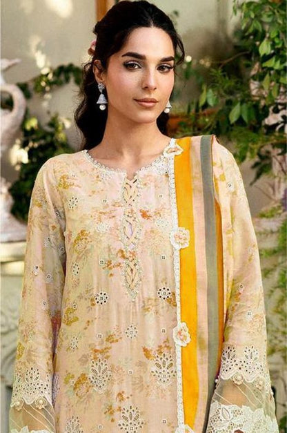 Motifz Lawn Embroidered 3 pcs