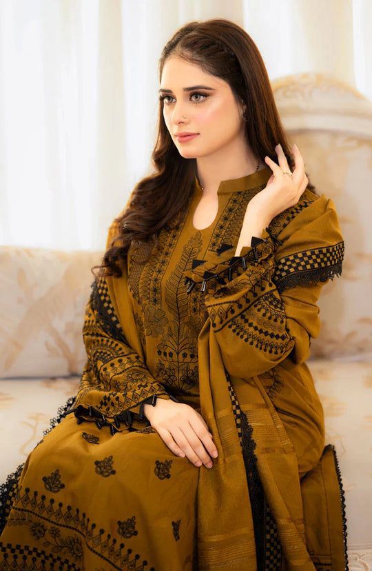 LIBBAS Lawn Embroidered 3 pcs – MAHROSH