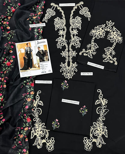 Jazmin Embroidered Lawn 3 pcs