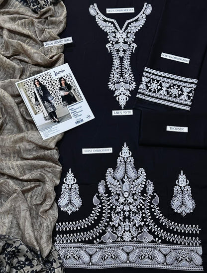 Jazmin Lawn Embroidered 3 pcs