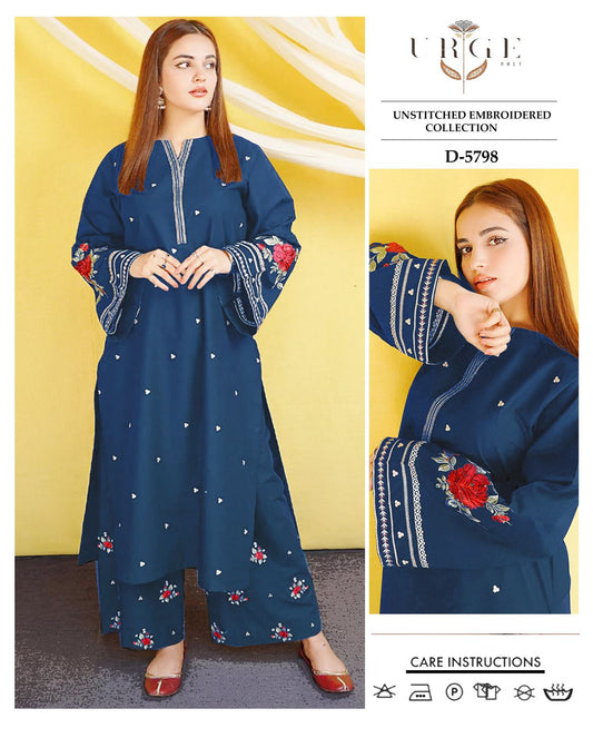 URGE Lawn Embroidered 2 pcs